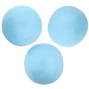Perles en verre tchèque rondes 8 mm - Opaque Sky Blue x20