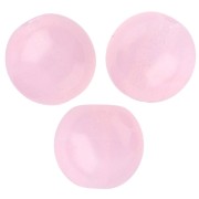 Perles en verre tchèque rondes 8 mm - Rose Opal x20