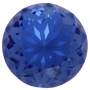 Sapphire - Cabochon rond Aurora A1088L Lotus 10 mm - Sapphire x1 Cabochon rond Aurora A1088L Lotus 10 mm - Sapphire x1