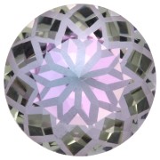 Crystal - Cabochon rond Aurora A1088L Lotus 10 mm - Crystal Vitrail Light x1 Cabochon rond Aurora A1088L Lotus 10 mm - Crystal Vitrail Light x1