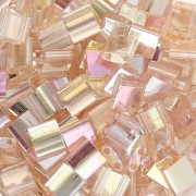 Miyuki Tila Beads 5x5x1.9 mm TL-55018 - Crystal Yellow Rainbow x10g