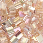 Miyuki Tila Beads 5x5x1.9 mm TL-55018 - Crystal Yellow Rainbow x10g