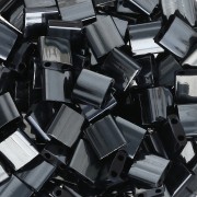 Miyuki Tila Beads 5x5x1.9 mm TL-55092 - Black Blue Hematite Full x10g|raw }}