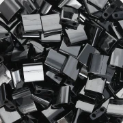 Miyuki Tila Beads 5x5x1.9 mm TL-55096 - Black Vacuum Hematite Full x10g