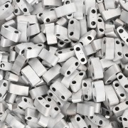 Miyuki Half Tila Beads 5x2.3x1.9mm HTL-55114 - Black Labrador Full Mat x10g|raw }}