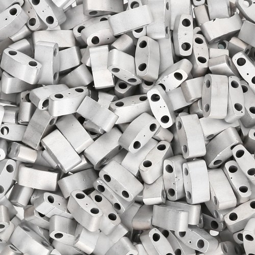 Miyuki Half Tila Beads 5x2.3x1.9mm HTL-55114 - Black Labrador Full Mat x10g