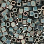 Cubes Miyuki 3 mm SB3-2008 - Mat Metallic Patina Iris x10g