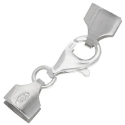 Fermoir mousqueton 11 mm pour Miyuki 11/0 4 rangs - Argent 925 x1