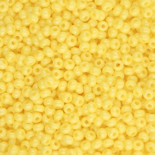 Perles rocailles Preciosa 11/0 2 mm - Terra Intensive - Yellow x20g