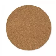 Plaques rondes de liège 20 cm Naturel x2