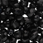 Assortiment de perles de bohème - Mix perles facettées - Black x50g|raw }}