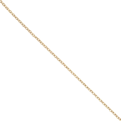Chaîne maille Forçat limée 2 mm - Acier inoxydable 316L Doré x50cm
