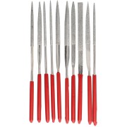 Jeu de 10 limes aiguilles diamantées 14 cm - outillage bijouterie x1