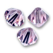 Toupies en cristal PureCrystal 5328 3 mm Light Amethyst x50