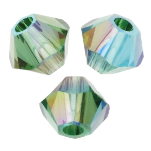 Toupies en cristal PureCrystal 5328 3 mm - Dark Moss Green Shimmer 2X x50