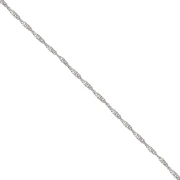 Chaîne maille singapour 2 mm - Acier inoxydable 316L x50 cm