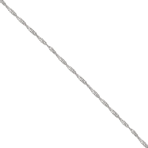 Chaîne maille singapour 2 mm - Acier inoxydable 316L x50 cm