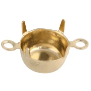 Serti griffe intercalaire pour cabochon PureCrystal 1028/1088 8 mm - Doré x1