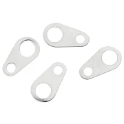 Attaches ovales 9x5 mm - Argenté x144