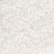 Miyuki Delica 11/0 DB0052 - Pale Peach Lined Crystal AB paquet de 100g