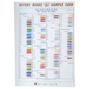 Nuancier Miyuki Rocailles 8/0 (n°865/R/1-2) - Planches 1 et 2