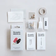 Kit Miyuki pour création de broche - Glace x1