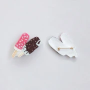 Kit Miyuki pour création de broche - Glace x1