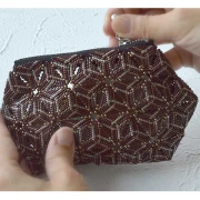 Kit Miyuki pour création de pochette - Marron x1