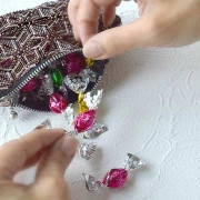 Kit Miyuki pour création de pochette - Marron x1
