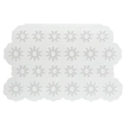 Moule en silicone Géa Creations pour réaliser des pendentifs fleur 15 mm à 17 mm