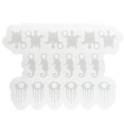 Moule en silicone Géa Creations pour réaliser des pendentifs marins x1