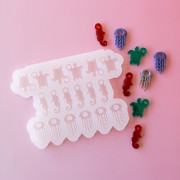 Moule en silicone Géa Creations pour réaliser des pendentifs marins x1