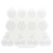 Moule en silicone Géa Creations pour réaliser des pendentifs fruits x1