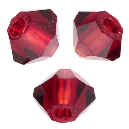 Perles toupies Preciosa - Rondelle Bead 3 mm - Vivid Siam x30