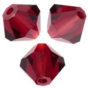 Perles toupies Preciosa - Rondelle Bead 4 mm - Vivid Siam x30