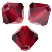 Perles toupies Preciosa - Rondelle Bead 4 mm - Vivid Siam x30