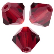 Perles toupies Preciosa - Rondelle Bead 5 mm - Vivid Siam x12