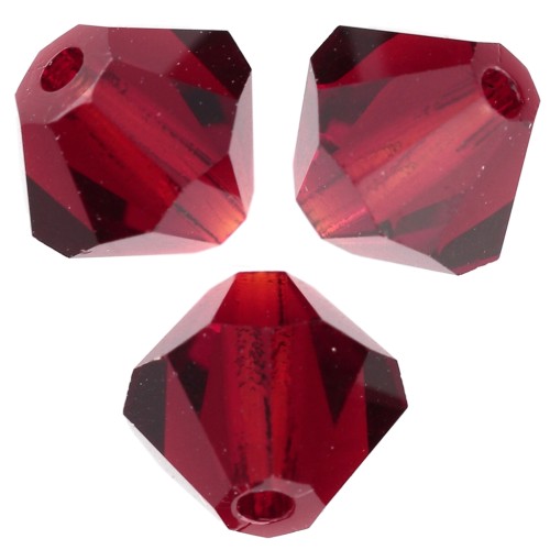 Perles toupies Preciosa - Rondelle Bead 6 mm - Vivid Siam x12