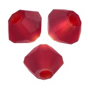 Perles toupies Preciosa - Rondelle Bead 3 mm - Vivid Siam Matt x30