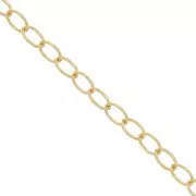 Chaîne maille Forçat 2.7 mm - Gold filled (or laminé) x50cm