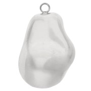 Pendentif goutte irrégulière 28x18 mm - Acier inoxydable 304 x1