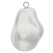 Pendentif goutte irrégulière 28x18 mm - Acier inoxydable 304 x1