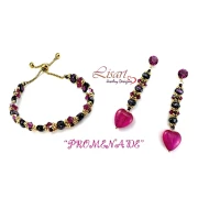 Perles en verre Samos® par Puca® 5x7 mm - Enamel Pink x10g