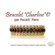 Perles en verre Samos® par Puca® 5x7 mm - Enamel Red x10g