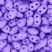 MiniDuo 2x4 mm Opaque Violet Silk Mat x10g|raw }}