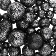 Assortiment de perles de bohème - Mix Silver Metallic x50g