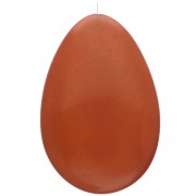 Perle goutte semi percée 50x33 mm en résine - Terracotta x1