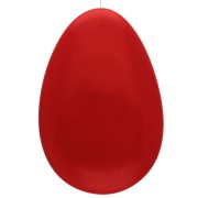 Perle goutte semi percée 50x33 mm en résine - Rouge x1