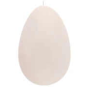 Perle goutte semi percée 50x33 mm en résine - Ecru x1