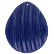 Bleu foncé - Pendentif coquillage 44x37 mm en résine - Bleu foncé x1 Pendentif coquillage 44x37 mm en résine - Bleu foncé x1